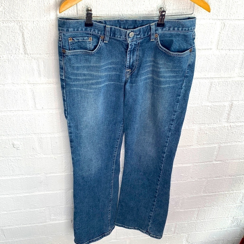 Lucky Brand Denim Boot Cut Mid Rise Jeans sz 12/31